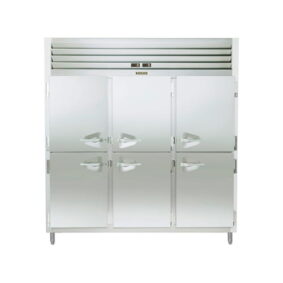 Traulsen ADT332NUT-HHS 60.7 Cu. Ft. Three Section Half Door Narrow Reach In Refrigerator / Freezer