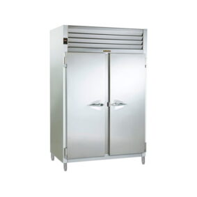 Traulsen AHF232WP-FHS 55.8 Cu. Ft. Solid Door Two Section Reach In Pass-Through Heated Holding Cabinet