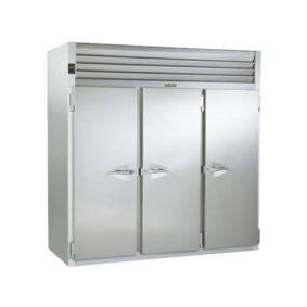 Traulsen AIH332LP-FHS 117.5 Cu. Ft. Three Section Roll-Thru Heated Holding Cabinet for 66" Pan Racks
