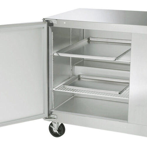 Traulsen ULT60-LL-SB 60" Undercounter Freezer with Left Hinged Doors and Stainless Steel Back - Image 2