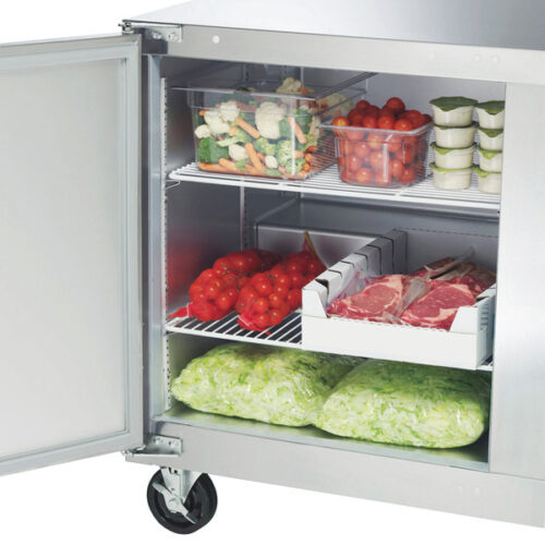 Traulsen UHT48-LL-SB 48" Undercounter Refrigerator with Left Hinged Doors and Stainless Steel Back - Image 2