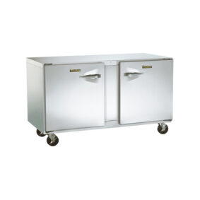 Traulsen UHT48-LR-SB 48" Undercounter Refrigerator with Left and Right Hinged Doors and Stainless Steel Back