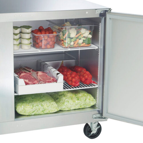 Traulsen UHT48-RR-SB 48" Undercounter Refrigerator with Right Hinged Doors and Stainless Steel Back - Image 2