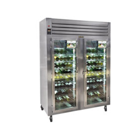 Traulsen R Series RH126W-WR01 2 Section Full Length Glass Door Wine Refrigerator