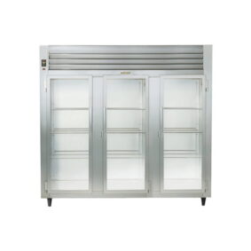 Traulsen Stainless Steel RHF332W-FHG 79 Cu. Ft. Glass Door Three Section Reach In Heated Holding Cabinet