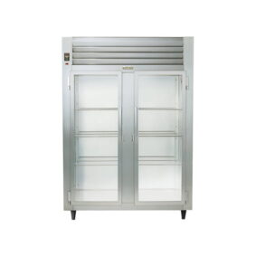 Traulsen Stainless Steel RHF232W-FHG 52.8 Cu. Ft. Glass Door Two Section Reach In Heated Holding Cabinet