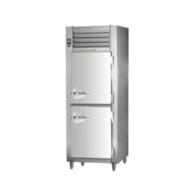 Traulsen Stainless Steel RHF132WP-HHS Solid Half Door Single Section Reach In Pass-Through Heated Holding Cabinet