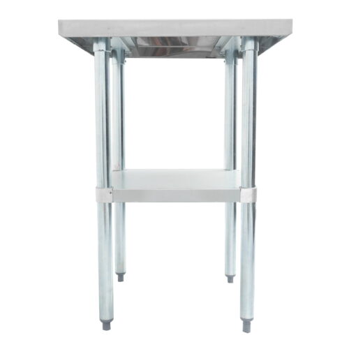 Thorinox DSST-2496-GS 24" x 96" stainless steel worktable with galvanized steel undershelf and legs - Image 3