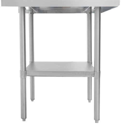 Thorinox DSST-2460-SS 24" x 60" stainless steel worktable with stainless steel undershelf and legs - Image 4