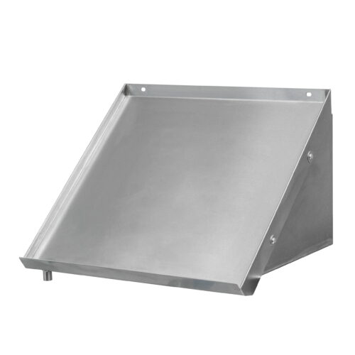 Thorinox TWDR-2221-L 22" x 21" stainless steel wall dishrack with left drain - Image 1