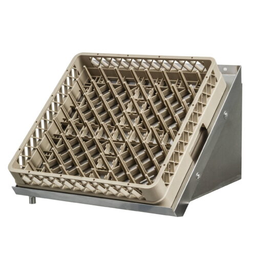 Thorinox TWDR-2221-L 22" x 21" stainless steel wall dishrack with left drain - Image 3