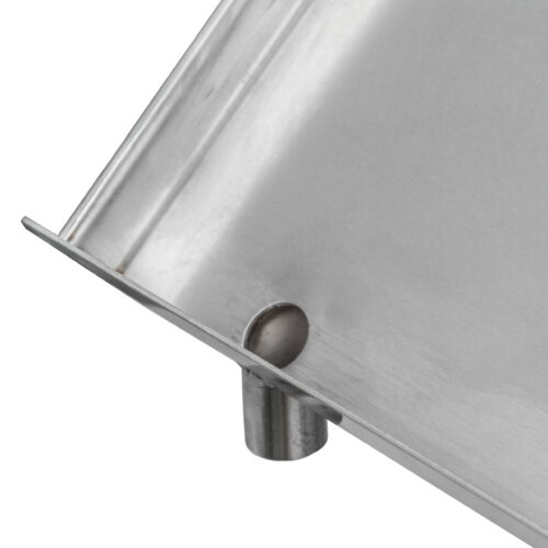 Thorinox TWDR-2221-L 22" x 21" stainless steel wall dishrack with left drain - Image 4