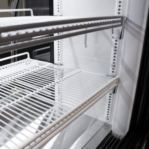 Turbo Air TCDD-72H-W-N White Curved Glass Refrigerated Deli Case - Image 2