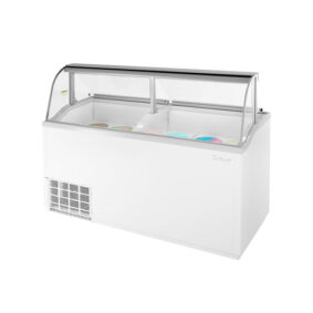 Turbo Air TIDC-70W-N Low Curved Glass Ice Cream Dipping Cabinet