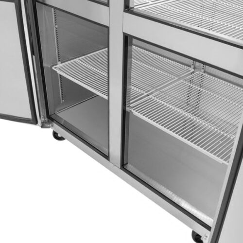 Turbo Air M3F47-4-N Solid Half Door Reach In Freezer - Image 2