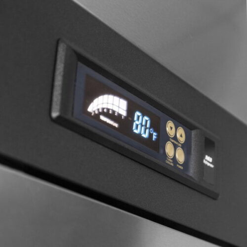 Turbo Air M3F47-4-N Solid Half Door Reach In Freezer - Image 4