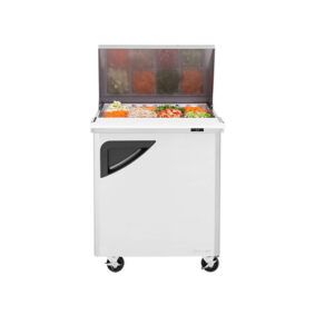 Turbo Air TST-28SD-12-N 1 Door Mega Top Refrigerated Sandwich Prep Table