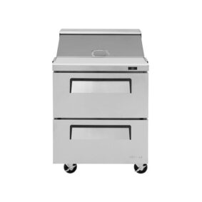 Turbo Air TST-28SD-D2-N 2 Drawer Refrigerated Sandwich Prep Table