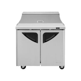 Turbo Air TST-36SD-N6 2 Door Refrigerated Sandwich Prep Table