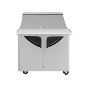 Turbo Air TST-36SD-15-N6 2 Door Mega Top Refrigerated Sandwich Prep Table