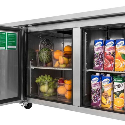 Turbo Air JURF-60-N Temperature Undercounter Refrigerator / Freezer - 12.74 Cu. Ft. - Image 3