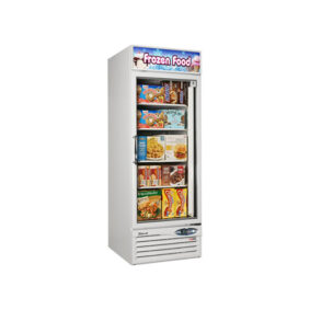 Turbo Air TGF-23F-N White Glass Door Merchandising Freezer