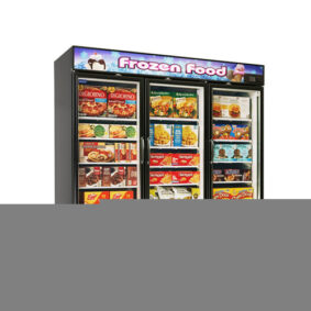 Turbo Air TGF-72FB-N Black Glass Door Merchandising Freezer