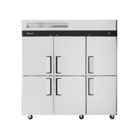 Turbo Air M3R72-6-N Solid Half Door Reach In Refrigerator