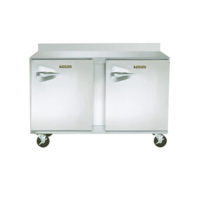 Traulsen ULT48-RR-SB CU48TOP-BSWO 48" Two Door Worktop Freezer