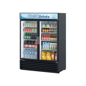 Turbo Air TGM-50RSB-N Black Refrigerated Glass Door Merchandiser