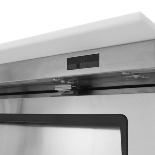 Turbo Air MST-28-12-N 1 Door Mega Top Stainless Steel Refrigerated Sandwich Prep Table - Image 2
