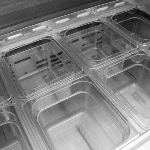 Turbo Air MST-60-N 2 Door Stainless Steel Refrigerated Sandwich Prep Table - Image 3