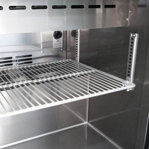 Turbo Air MST-60-N 2 Door Stainless Steel Refrigerated Sandwich Prep Table - Image 4