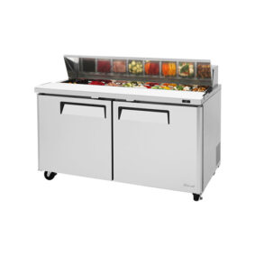 Turbo Air MST-60-N 2 Door Stainless Steel Refrigerated Sandwich Prep Table
