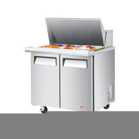 Turbo Air EST-36-N6 2 Door Refrigerated Sandwich Prep Table