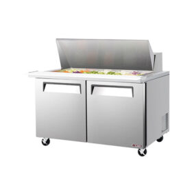 Turbo Air EST-60-24-N 2 Door Mega Top Refrigerated Salad Prep Table