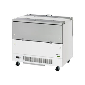 Turbo Air TMKC-49-2-WS-N6 Dual Sided White Milk Cooler