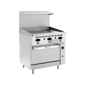 Wolf C36C-36GN Challenger XL Series Natural Gas 36" Manual Range 95000 BTU