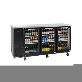 Turbo Air TBB-24-72SGD-N Narrow Back Bar Cooler with Glass Doors