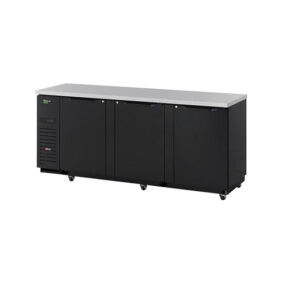 Turbo Air TBB-4SBD-N Back Bar Cooler with Solid Black Doors