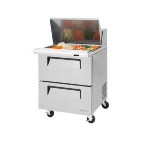 Turbo Air TST-28SD-12-D2-N 2 Drawer Refrigerated Sandwich Prep Table