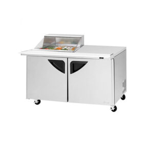Turbo Air TST-60SD-12M-N-CL 2 Door Mega Top Refrigerated Sandwich Prep Table