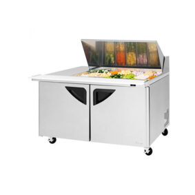 Turbo Air TST-60SD-18M-N-LW 2 Door Mega Top Refrigerated Sandwich Prep Table