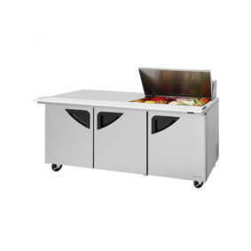 Turbo Air TST-72SD-15M-N-RW 3 Door Mega Top Refrigerated Sandwich Prep Table