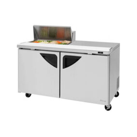 Turbo Air TST-60SD-08S-N-RW 2 Door Refrigerated Sandwich Prep Table