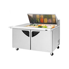 Turbo Air TST-60SD-18M-N-RW 2 Door Mega Top Refrigerated Sandwich Prep Table