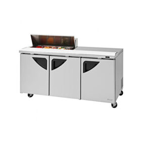 Turbo Air TST-72SD-10S-N-RW 3 Door Refrigerated Sandwich Prep Table