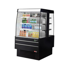 Turbo Air TIOM-36SS-N Stainless Steel Square Island Display Case
