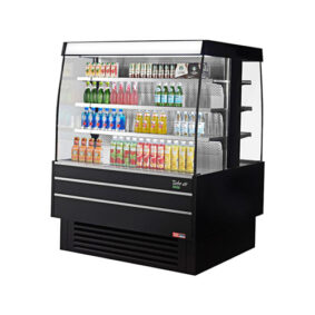 Turbo Air TIOM-48SS-N Stainless Steel Square Island Display Case