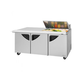 Turbo Air TST-72SD-18M-N-LW 3 Door Mega Top Refrigerated Sandwich Prep Table